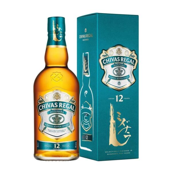 Chivas 12 năm Mizunara xanh Nhật Bản
