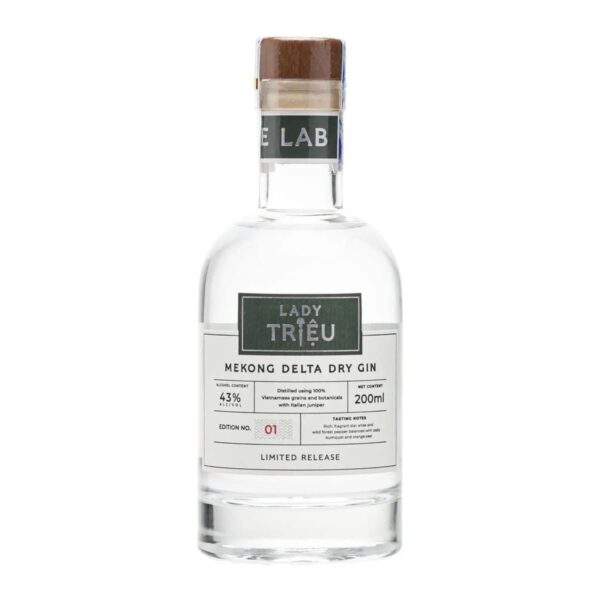 Lady Trieu – Mekong Delta Dry Gin 200ml