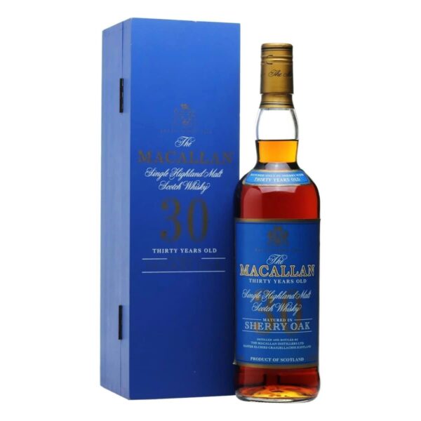 Macallan 30 Sherry Oak Blue Label