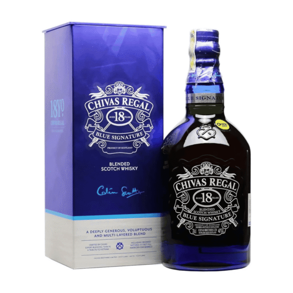 Rượu Chivas 18 năm Blue Signature – Chivas 18 xanh